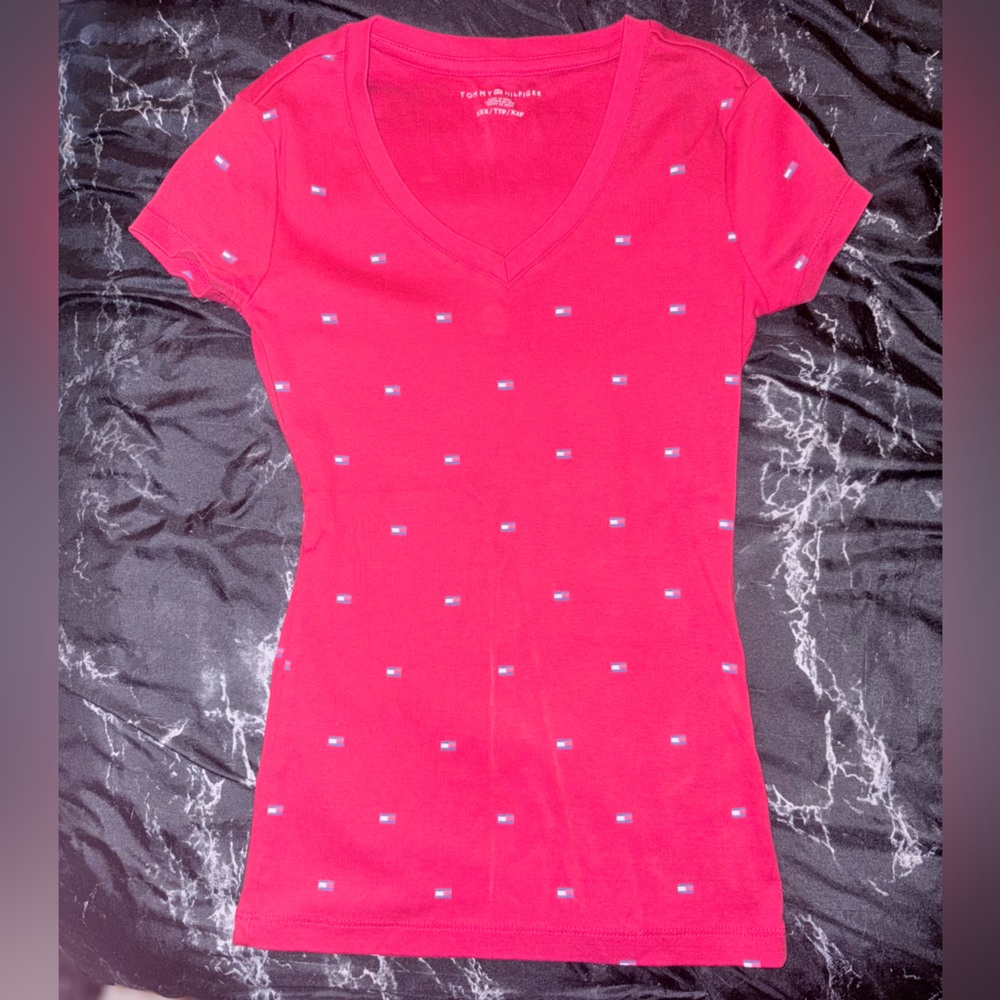 Tommy Hilfiger Vibrant Red Tee